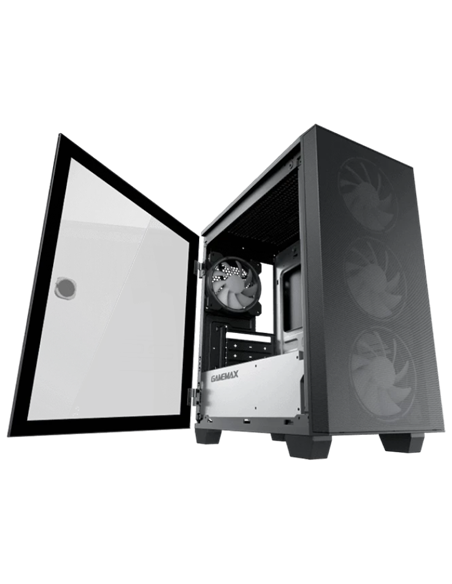 Компьютерный корпус Gamemax Aero Mini, Mini-Tower, Без блока питания, Чёрный Компьютерный корпус Gamemax Aero Mini, Mini-Tower, Без блока питания, Чёрный