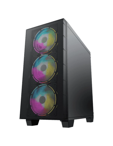 Carcasă PC Gamemax Aero Mini, Mini-Tower, Fără PSU, Negru