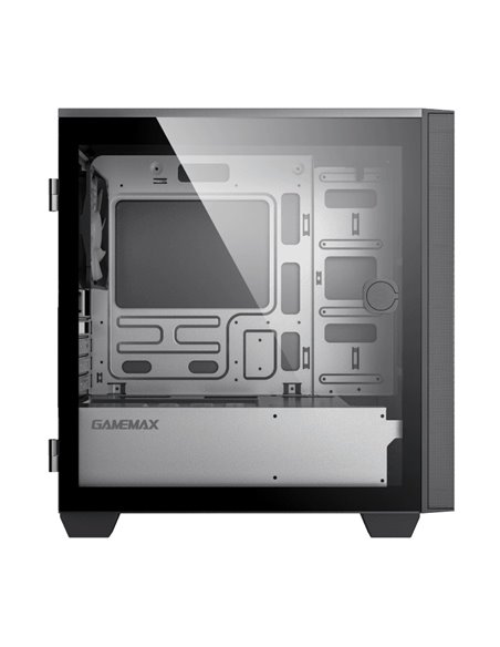 Carcasă PC Gamemax Aero Mini, Mini-Tower, Fără PSU, Negru