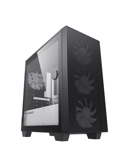Carcasă PC Gamemax Aero Mini, Mini-Tower, Fără PSU, Negru