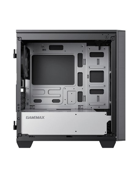 Carcasă PC Gamemax Aero Mini, Mini-Tower, Fără PSU, Negru