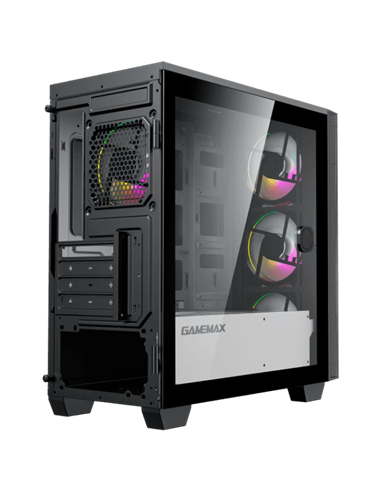 Carcasă PC Gamemax Aero Mini, Mini-Tower, Fără PSU, Negru