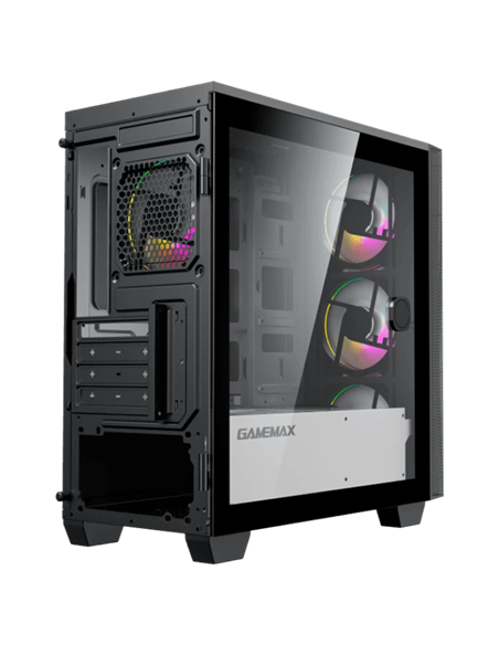 Carcasă PC Gamemax Aero Mini, Mini-Tower, Fără PSU, Negru