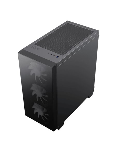 Carcasă PC Gamemax Aero Mini, Mini-Tower, Fără PSU, Negru