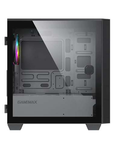 Carcasă PC Gamemax Aero Mini, Mini-Tower, Fără PSU, Negru