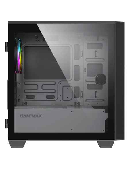 Carcasă PC Gamemax Aero Mini, Mini-Tower, Fără PSU, Negru