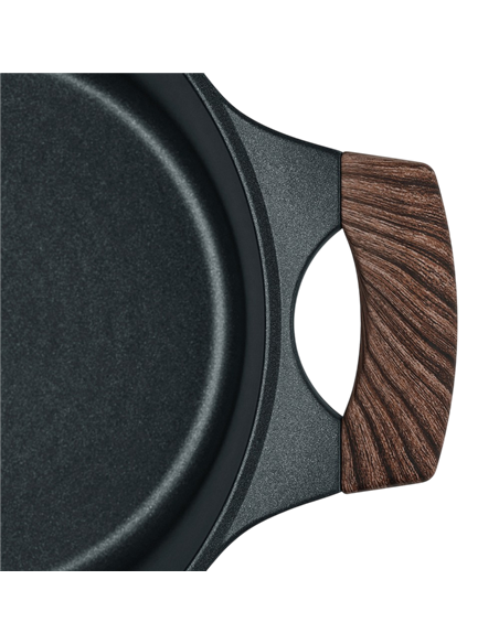 Cratiță RESTO 93903, 4,2L, 24cm, Negru