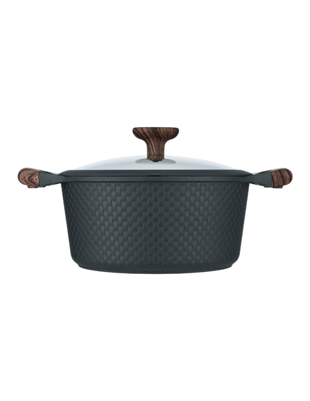 Cratiță RESTO 93903, 4,2L, 24cm, Negru