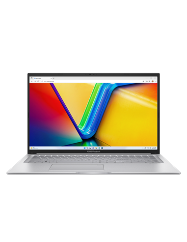 Laptop 17,3" ASUS Vivobook 17 X1704VA, Cool Silver, Intel Core 5 120U, 16GB/512GB, Fără SO