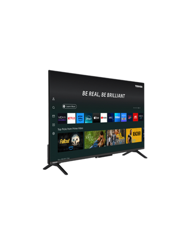 65" LED SMART Телевизор Toshiba 65UV1563DG, 3840x2160 4K UHD, VIDAA U OS, Черный