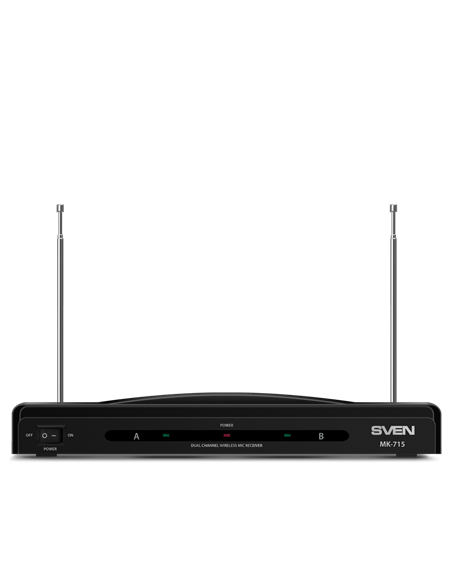 Microfon Karaoke SVEN MK-715, Fără fir, Negru