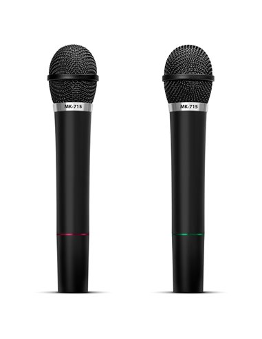 Microfon Karaoke SVEN MK-715, Fără fir, Negru