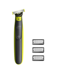 Trimmer pentru bărbați Philips OneBlade QP2724/23, Negru | Verde