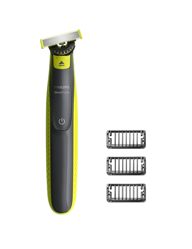 Мужской Триммер Philips OneBlade QP2724/23, Черный | Зелёный