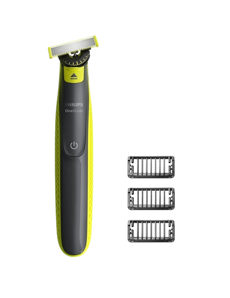 Мужской Триммер Philips OneBlade QP2724/23, Черный | Зелёный