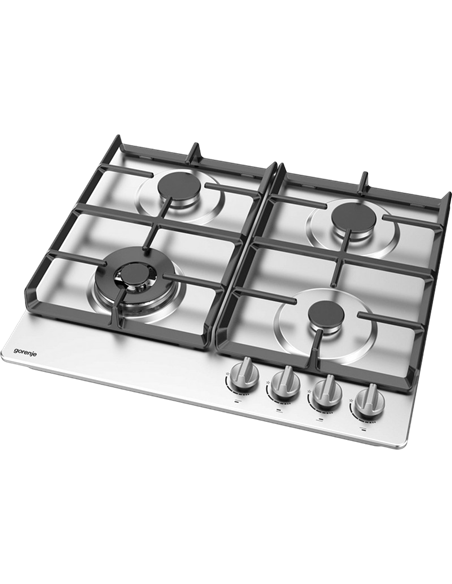 Plită pe gaz Gorenje GW641XHF, Oțel inoxidabil