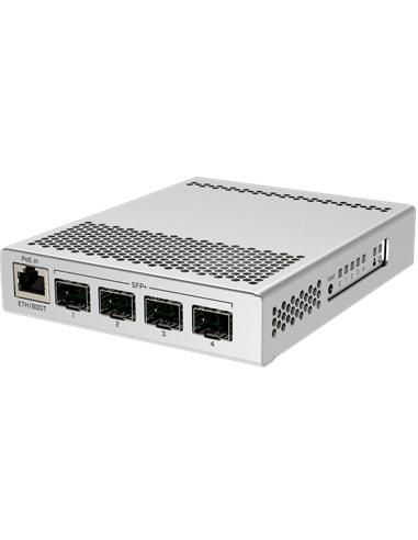 Comutator Router MikroTik CRS305-1G-4S+IN, Argintiu