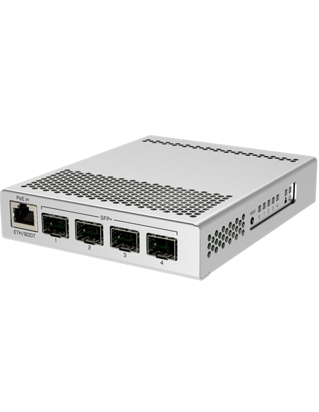 Comutator Router MikroTik CRS305-1G-4S+IN, Argintiu