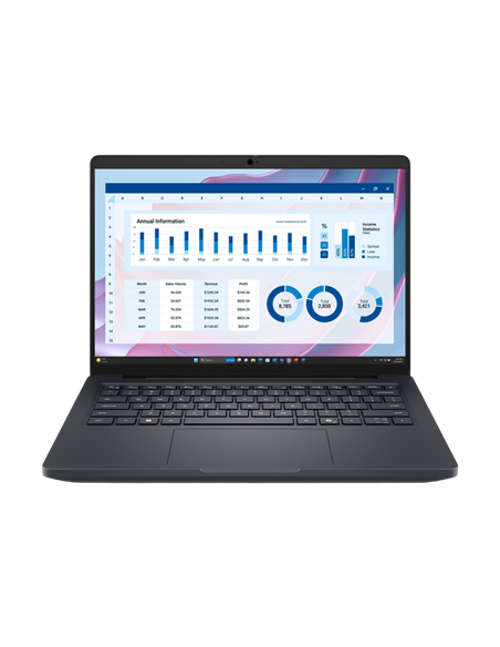 Laptop Business 14" DELL Pro Max 14 MC14255, Magnetite, AMD Ryzen AI 9 HX PRO 370, 32GB/1024GB, Windows 11 Pro