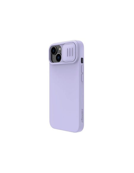 Чехол Nillkin iPhone 14 Plus, CamShield Silky Silicone, Фиолетовый