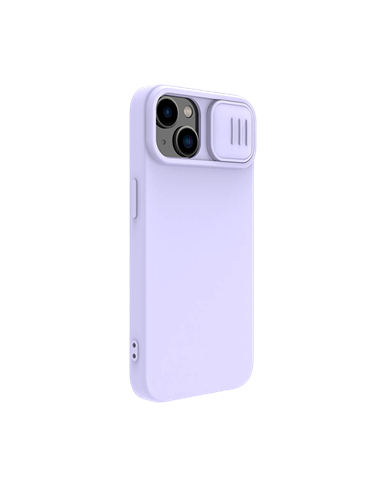 Husă Nillkin iPhone 14 Plus, CamShield Silky Silicone, Violet