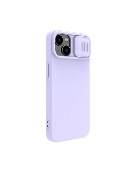 Чехол Nillkin iPhone 14 Plus, CamShield Silky Silicone, Фиолетовый