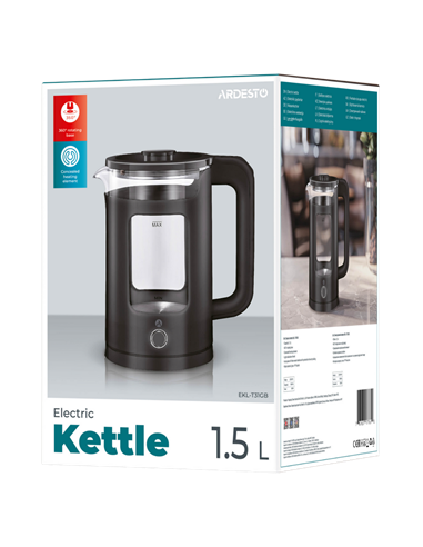 Fierbător electric Ardesto EKL-T31GB, Negru