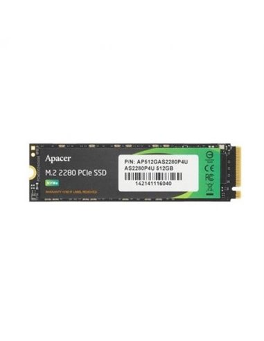 Накопитель SSD Apacer AS2280P4U, 512Гб, AP512GAS2280P4U-1