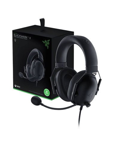 Căști gaming Razer BlackShark V2 X pentru Xbox, Cu fir, Negru