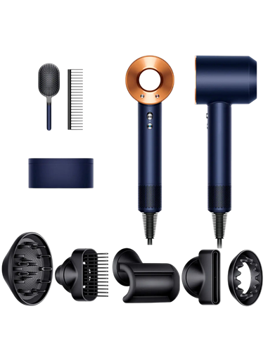 Uscător de păr Dyson HD07 Gift Edition, 1600W, Prussian Blue | Rich Copper