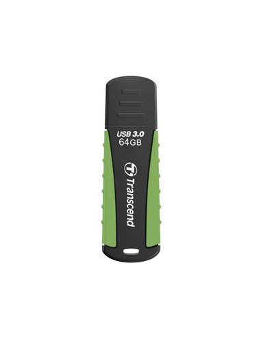 USB Flash накопитель Transcend JetFlash 810, 64Гб, Черный/Зеленый