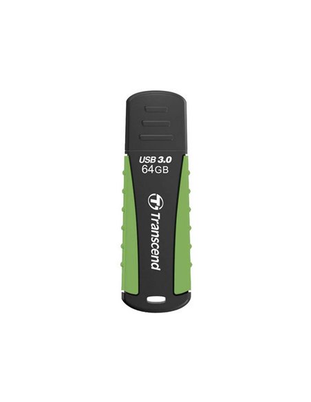USB Flash накопитель Transcend JetFlash 810, 64Гб, Черный/Зеленый
