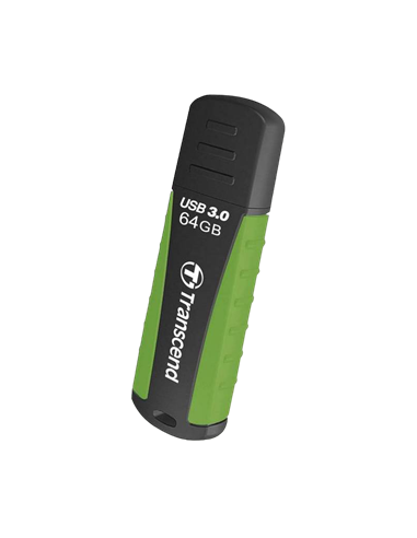 USB Flash накопитель Transcend JetFlash 810, 64Гб, Черный/Зеленый