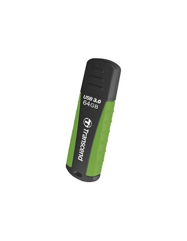 USB Flash накопитель Transcend JetFlash 810, 64Гб, Черный/Зеленый