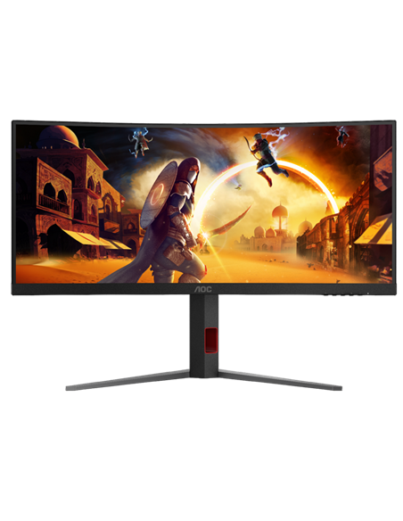 34" Monitor Gaming AOC CU34G4, VA 3440x1440 WQHD, Negru