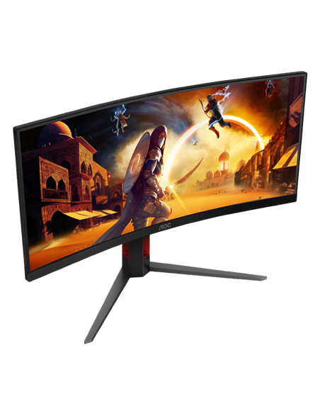 34" Monitor Gaming AOC CU34G4, VA 3440x1440 WQHD, Negru