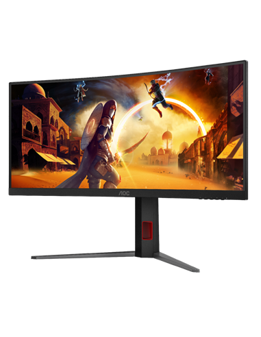 34" Monitor Gaming AOC CU34G4, VA 3440x1440 WQHD, Negru