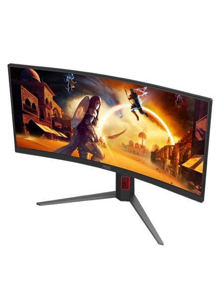 34" Игровой монитор AOC CU34G4, VA 3440x1440 WQHD, Чёрный