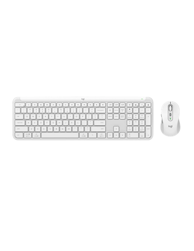 Set Tastatură + Mouse Logitech MK950, Fără fir, Alb