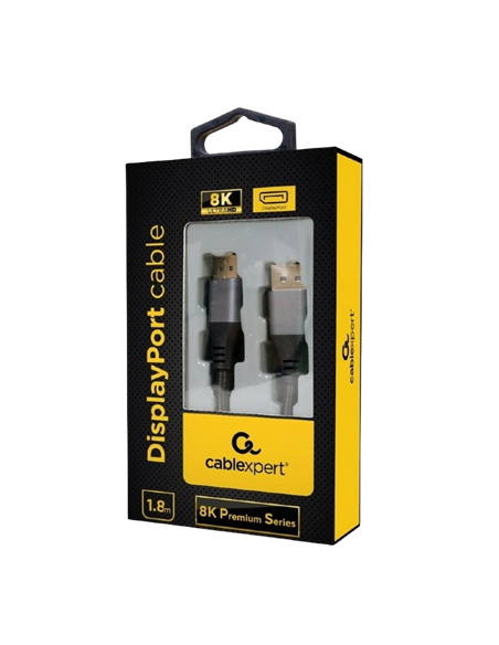 Видеокабель Cablexpert CC-DP8K-6, DisplayPort (M) - DisplayPort (M), 1,8м, Чёрный