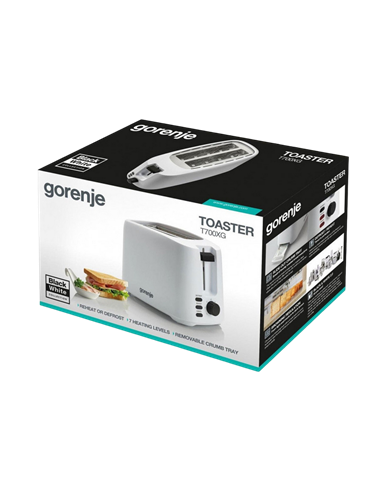 Toaster Gorenje T700XG, Alb