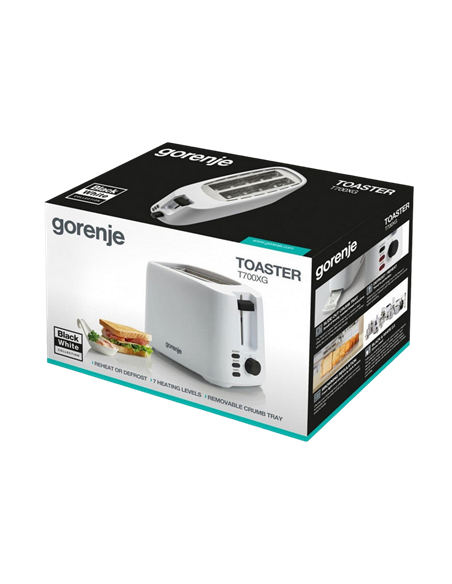 Toaster Gorenje T700XG, Alb