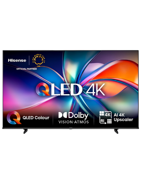 55" QLED SMART TV Hisense 55E7Q, 3840x2160 4K UHD, VIDAA U9, Negru