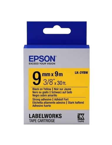 Epson LK-3YBW, 9 мм x 9 м