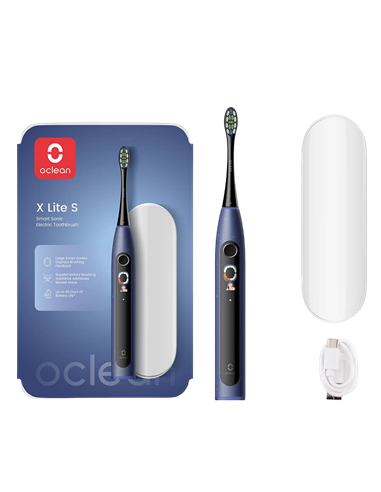Periuță de dinți electrică Oclean X Lite Set, Albastru-închis