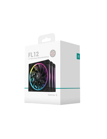 Ventilator PC Deepcool FL12 SE 3in1 kit, 120 mm