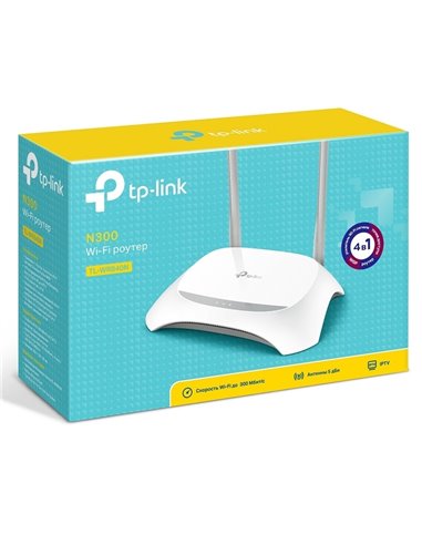 Router fără fir TP-LINK TL-WR840N, Alb