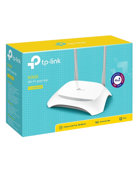 Router fără fir TP-LINK TL-WR840N, Alb