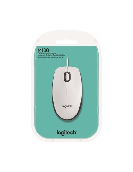 Мышь Logitech M100, Белый