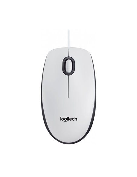 Mouse Logitech M100, Alb